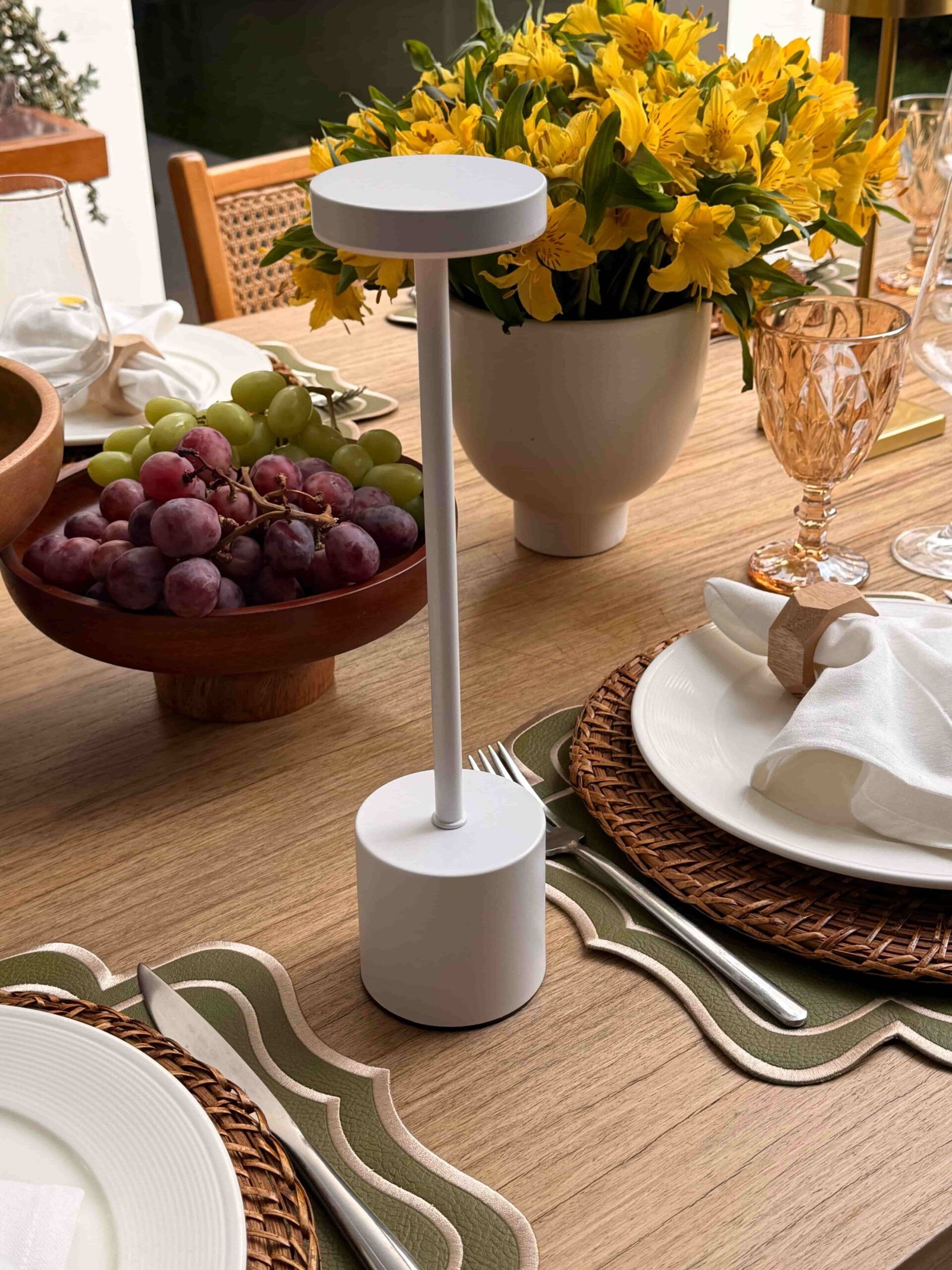 Lámpara de Mesa LED White