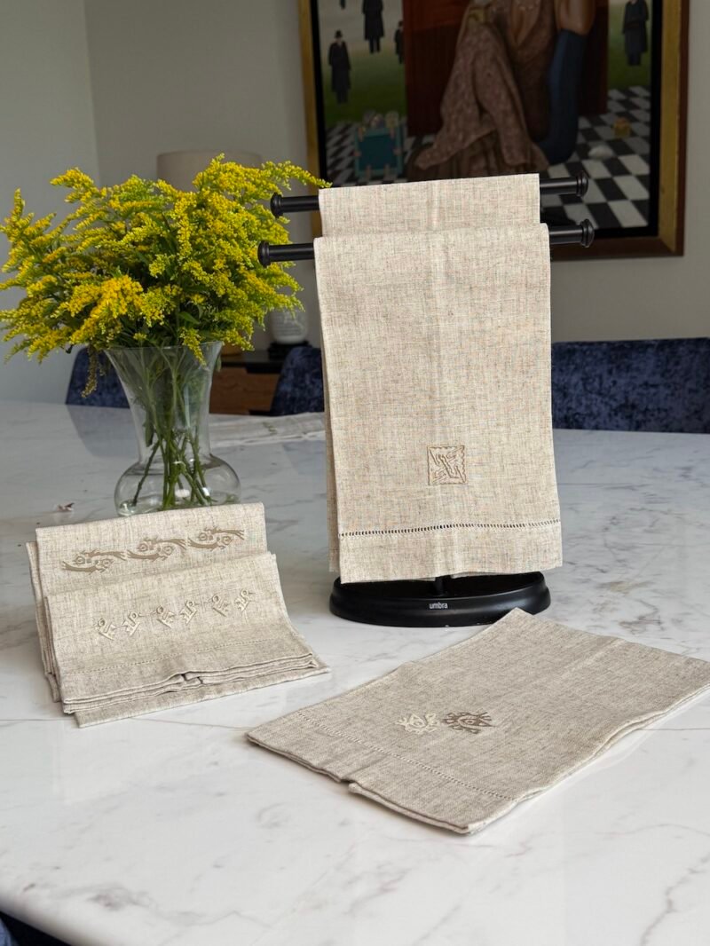 Toalla de manos avena / Dos Tucanes beige