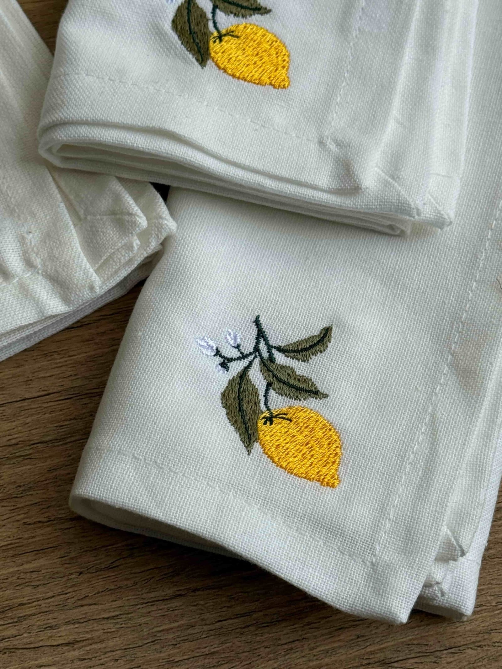 Pack de 6 servilletas algodón “Limoncello”