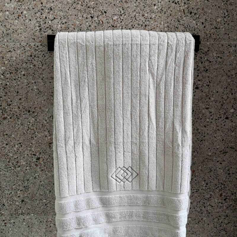 Toalla Rombos gris (extra grande)