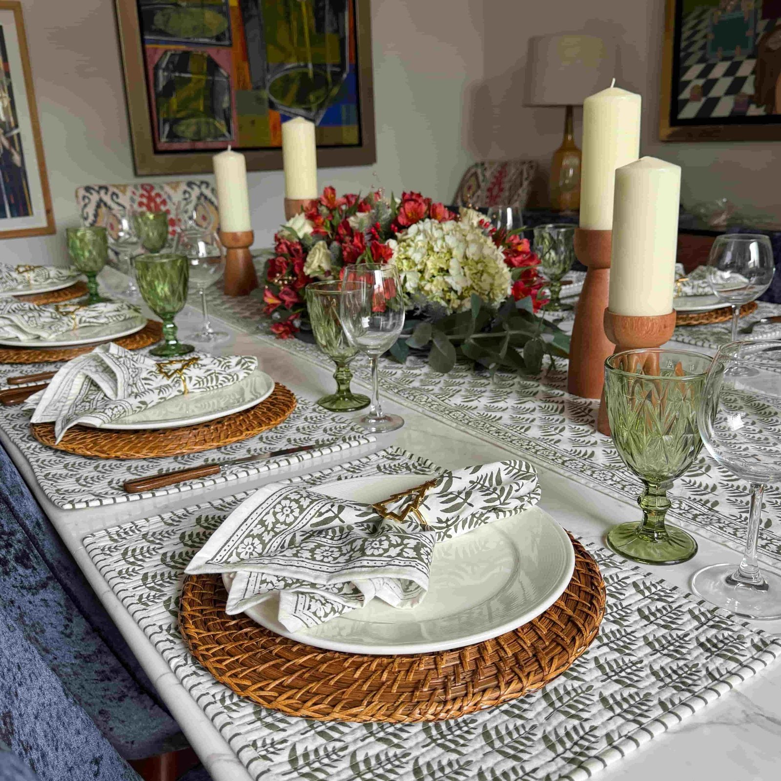 Individual acolchado Enya