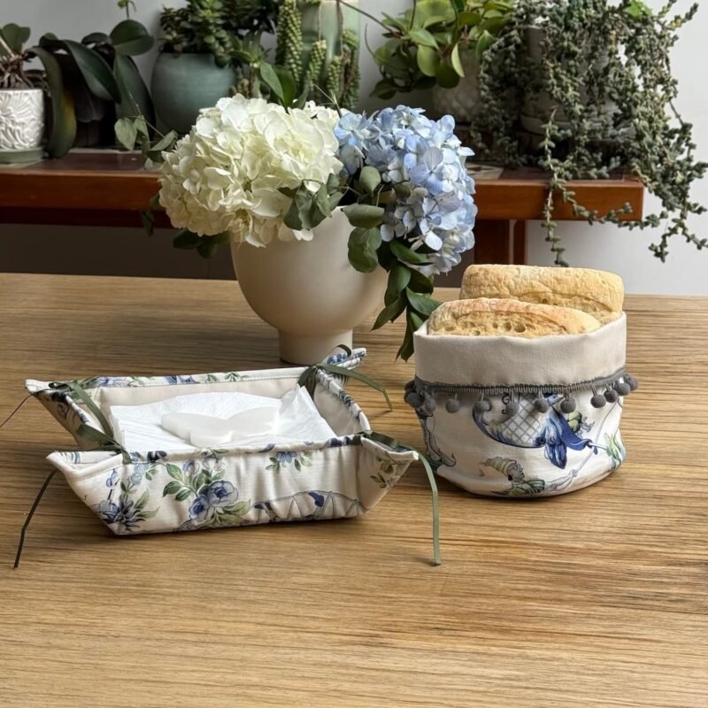 Panera & Servilletero Tokyo Love crema