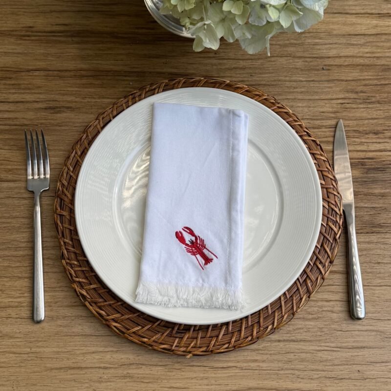 Servilleta Lobster Desflecada