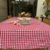 Mantel Picnic Cuadros Rojos chicos - 100% Cotton