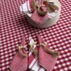 Mantel Picnic Cuadros Rojos chicos - 100% Cotton