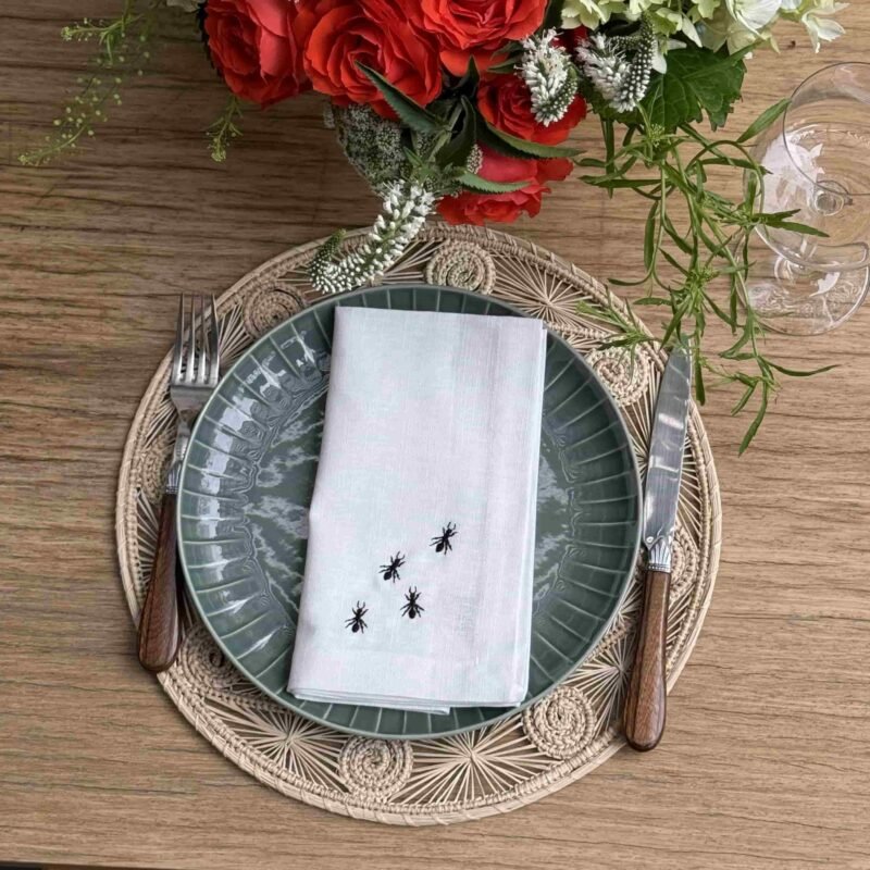 Servilleta Le Formichine Blanca