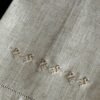 Toalla de manos avena / Fila de pajaros Beige