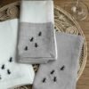 Servilletas Le Formichine Gris & Blanco