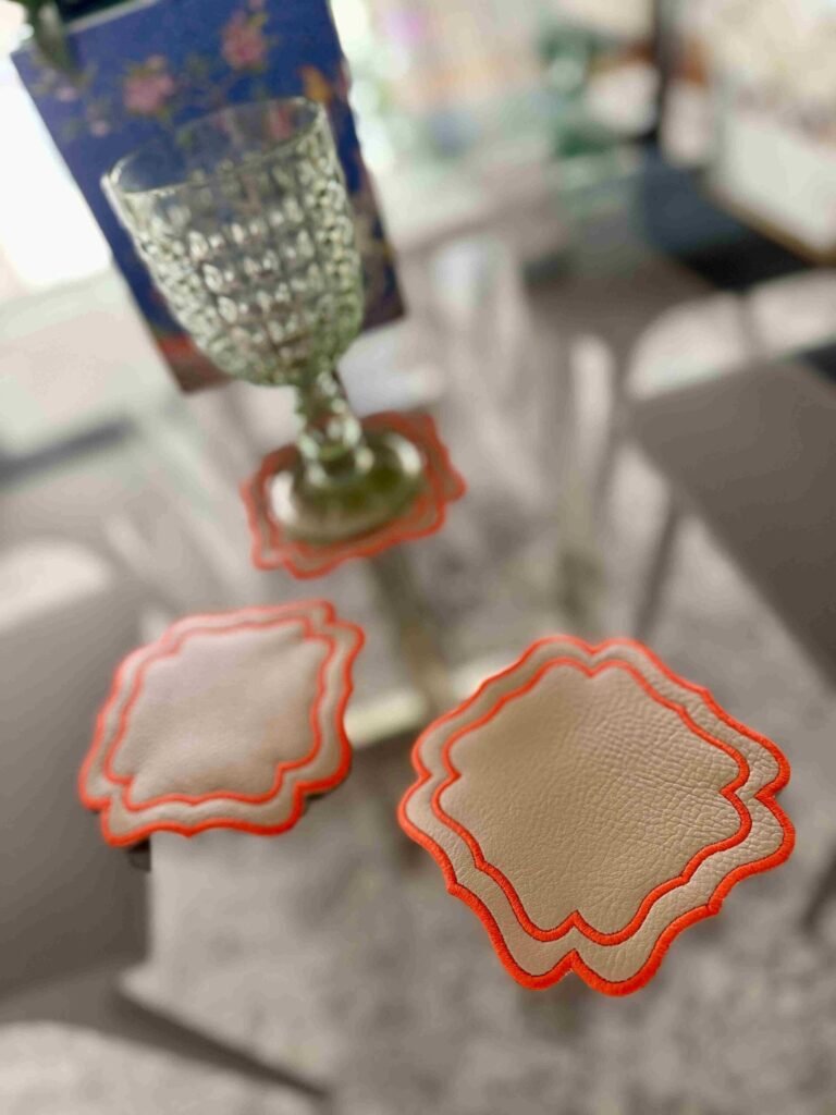Set de 6 posavasos Verona Taupe (Gift box)