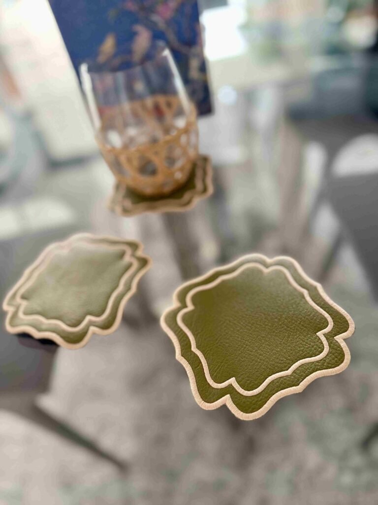Set de 6 posavasos Verona Pistacho (Gift box)