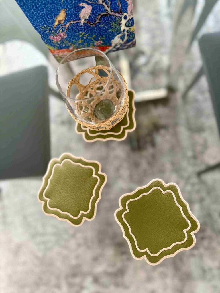 Set de 6 posavasos Verona Pistacho (Gift box)