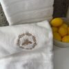 Toalla de Mano Bordado Abeja Dorado