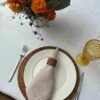 Servilletas lino crudo