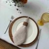 Servilletas lino crudo