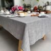 Mantel Charcoal 100% Cotton