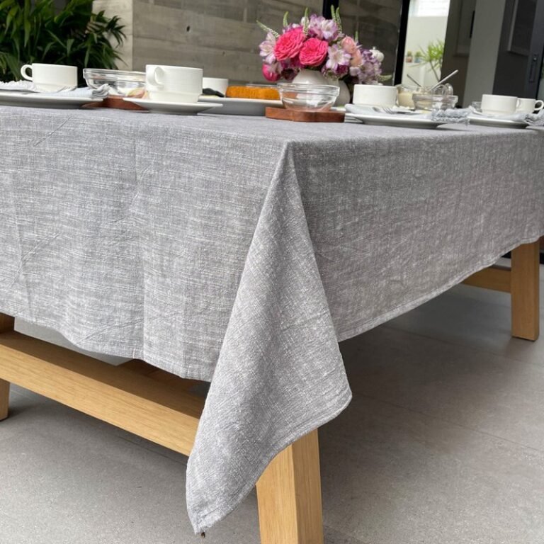 Mantel Charcoal 100% Cotton