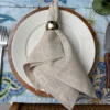 Servilletas lino crudo