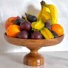 Fuente Pedestal de madera de 30cm de diámetro