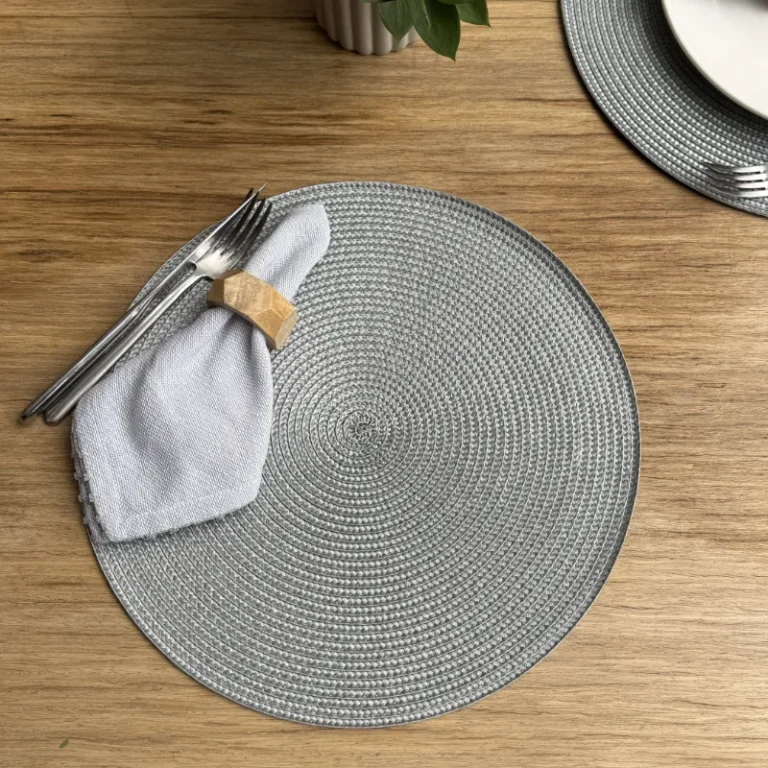 Individual de PVC - Gris Plata