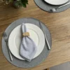 Individual de PVC - Gris Plata
