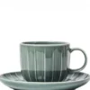 Taza y Plato de de café Absolute Verde - Set de 6