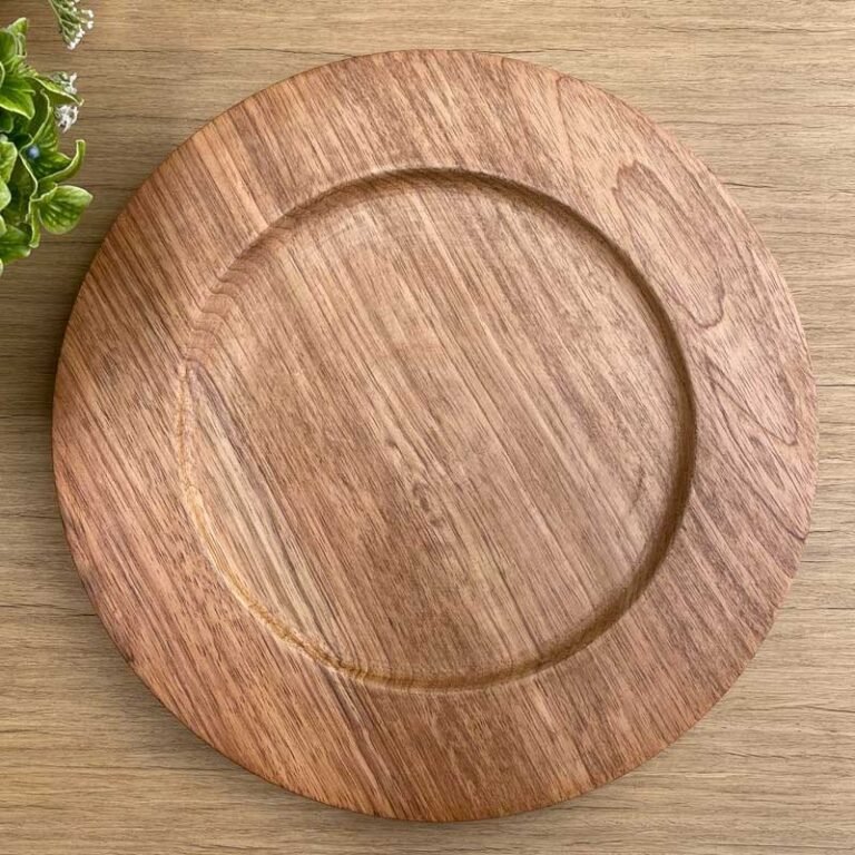 Plato de sitio de Madera