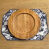 Plato de sitio de Madera