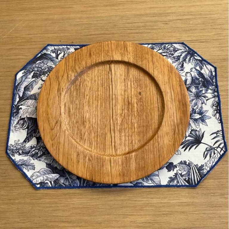 Plato de sitio de Madera