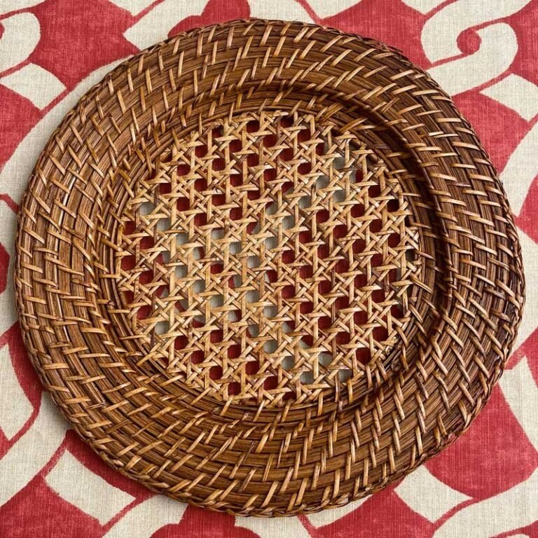 Plato de sitio de Rattan