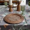 Plato de sitio de Rattan
