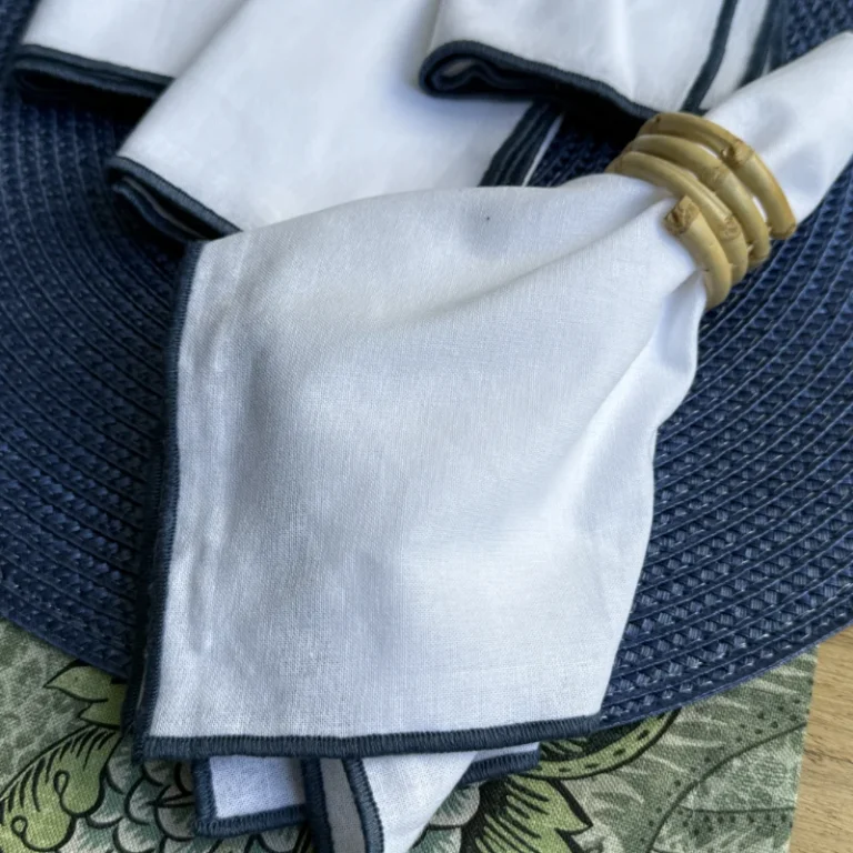 Servilleta de Algodón filo Azul