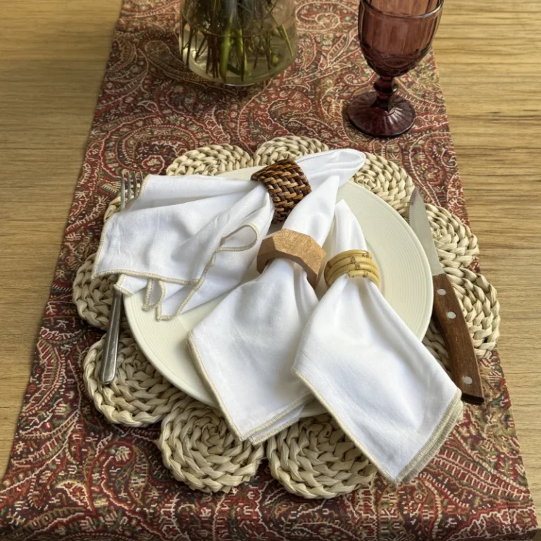 Servilleta de Algodón filo Beige
