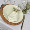 Servilleta blancas de algodón