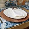 Servilleta blancas de algodón